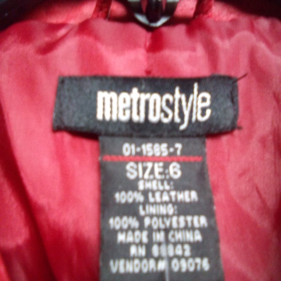 Metrostyle leather jacket - Picture 2 of 4
